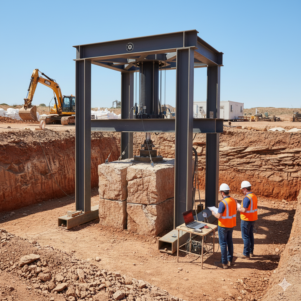 Cyclic Lateral Load Test on Rock